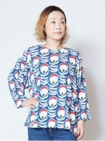 【カヤ】孔雀乃トップス/ブルー