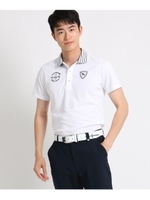 【クールコア】半袖ポロシャツ メンズ/ホワイト(001)