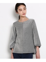 【ハンドウォッシュ/15(3L)WEB限定サイズ】フロントバイアス切り替えプルオーバー/ネイビー(393)