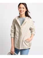 【マシンウォッシュ/撥水/ポケッタブル】ショートタフタブルゾン/ライトベージュ(051)