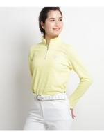 【吸水速乾/UVカット】ランダムドットプルオーバー/レモンイエロー(031)