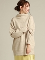 【雑誌掲載】片畔袖変形プルオーバ/ベージュ