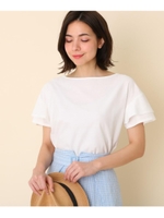 【洗える】ティアードスリーブプルオーバー/オフホワイト(003)