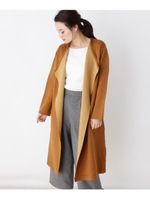 ＜ベルト付き＞ロングカーディガン/ベージュ(552)