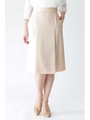 ◆［ウォッシャブル］ＲＥＬＡツイルタックスカート/ベージュ(040)