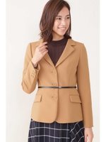 ◆テーラードバージャケット/ベージュ(040)
