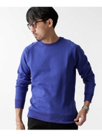 ＨＩＧＨ−ＥＮＤラグランクルーネックスウェット/ブルー(110)