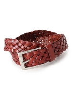 イタリーレザーメッシュベルト/ブラウン(042)