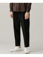 ウールタックテーパードパンツ/ブラック(010)