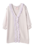 エンジェルヴェールニットカーディガン / mille fille closet/ラベンダー