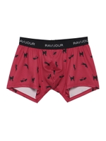 クロ猫の恋模様 メンズアンダーショーツ/RED