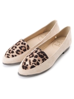 コンビスエードスリッポン/レオパード/ヒョウ柄(152)