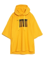 シャイニングロゴ刺繍パーカー/YEL