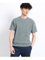 シャドータックボーダー[ メンズ トップス 半袖 ボーダー ]/グレー(012)