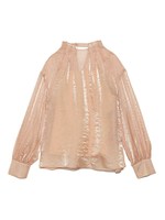 スタンドカラータックブラウス/PCH