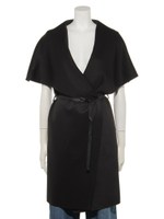 ストレッチドレープジレ/ブラック