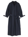 スリットスキッパーワンピース/ネイビー