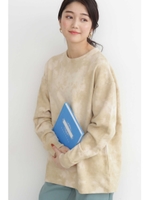 タイダイ裏毛カットソー/ベージュ(040)