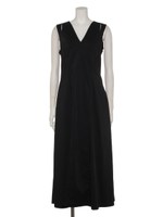 タフタフレアドレス/ブラック