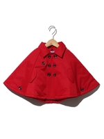 ツイルトレンチマント/レッド