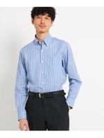 ツインレールチェックシャツ[ メンズ シャツ スーツ ビジネス ]/ライトブルー(291)