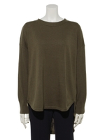 テールヘムチュニックプルイオーバー/モカ