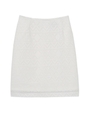 デザインレーススカート/WHITE
