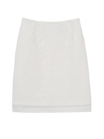 デザインレーススカート/WHITE