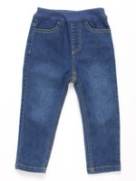 デニムスキニーPT/ブルー