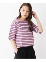 ドロップショルダープルオーバー/パープル(383)