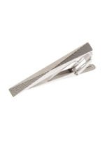 ピラミッドネクタイピン[ メンズ ネクタイピン 結婚式 ]/シルバー(706)