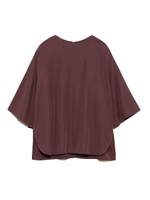 フレアスリーブリネンセットアップトップス/PPL