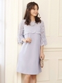 フレンチレーススイッチングワンピース/ラベンダー(G)