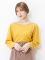 フロントパールプルオーバー/マスタード