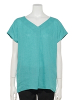 ブラウス/ターコイズブルー