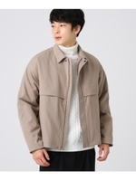 ポケットショートブルゾン/ライトベージュ(051)