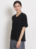 マーブルヴィンテージ天竺コインポケットＴシャツ/ブラック