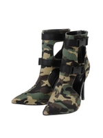 ミリタリーショートブーツ/MIX