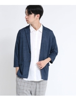 ラミーサマーニットジャケット（7分袖）/ネイビー(093)