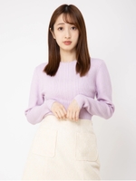 ランダムリブニット/ピンク