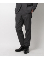 レーヨン混ストレッチセンタープレスパンツ/グレー(012)