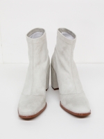 レザーハーフブーツ/WH