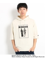 ロッキー5分袖パーカTシャツ/ナチュラル(050)