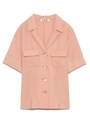 開襟シャツ/PNK