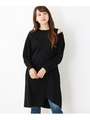 肩開きアシメワンピース/ブラック(019)