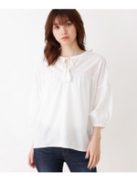 刺繍カフタンブラウス/ホワイト(002)