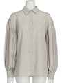 裾絞りシャツ/ライトグレー