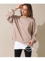前後2WAYスウェット/ベージュピンク(047)