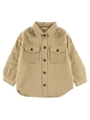 中綿CPOシャツアウター/ベージュ