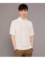 半袖ニットポロ/ホワイト(002)